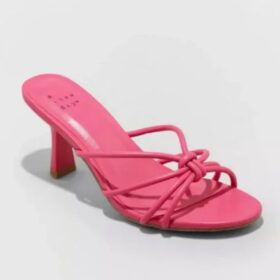 Womens Landy Mule Heels Magenta - A New Day