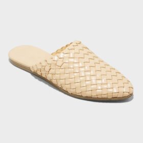Womens Dinah Mule Flats – Universal Thread- Cream