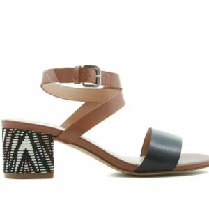 Iman Global Chic Block Heel Sandals - Color: Black